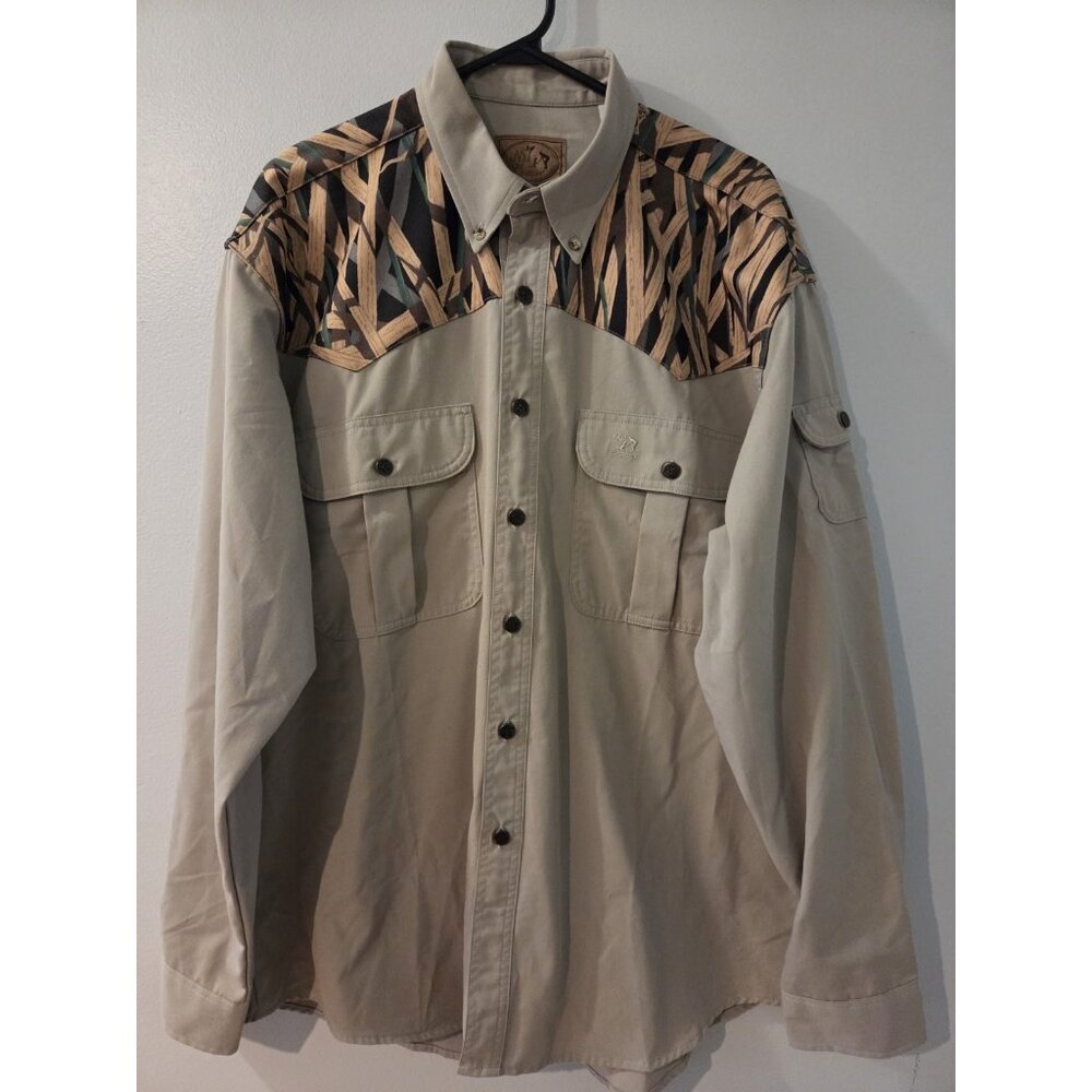 NM Old Buddies Men Hunting Long Sleeves Shirt Large Made In Canada Pre-Owned